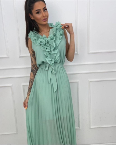 Wholesaler Willy Z - Dress with front ruffles
