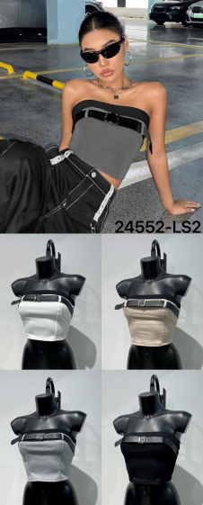 Wholesaler Willy Z - Strapless top with belt