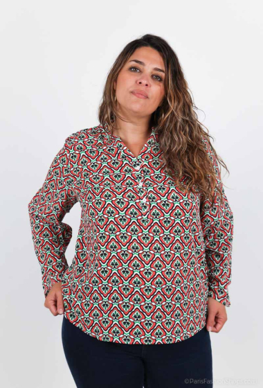 Wholesaler World Fashion - Casual printed blouse
