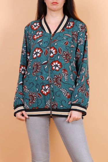 Wholesaler World Fashion - GT bombers with pockets - Floral print