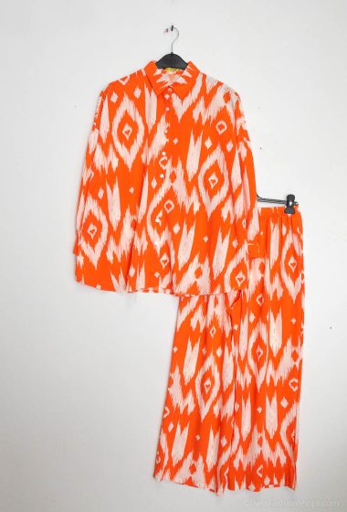 Wholesaler World Fashion - GT long-sleeved shirt and pants set - Printed