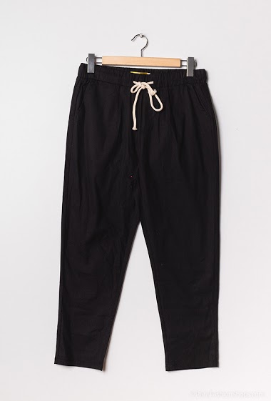 Großhändler World Fashion - Pants with elastic waist