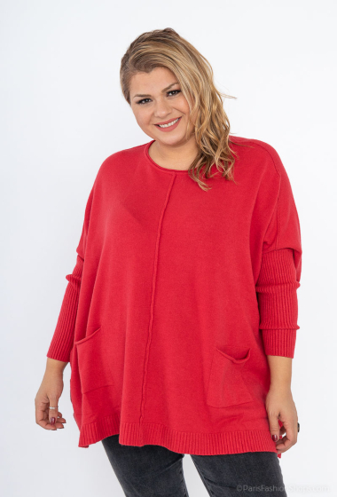 Wholesaler World Fashion - GT sweater with pockets and cashmere