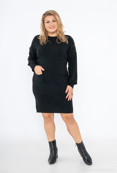 Wholesaler World Fashion - Sweater Dress GT with cashmere
