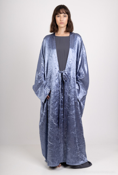 Großhändler X TO MAX - Kimono aus gekräuseltem Satin