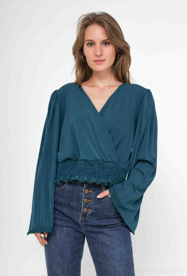 Wholesaler Y Fashion - blouses Pressed sleeves