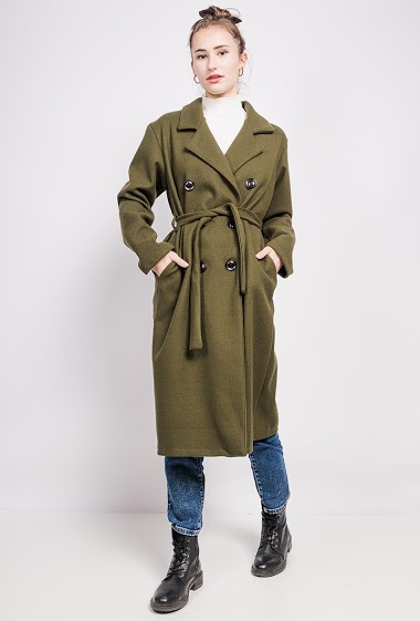Wholesaler Y.Long - Coat with drawstring