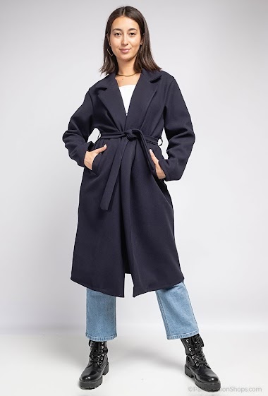 Wholesaler Y.Long - Belted long coat