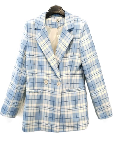 Wholesaler YELLOZ - plaid jacket