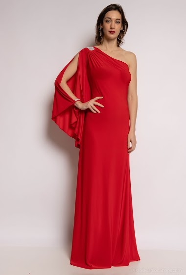 Wholesaler YOURS Paris - Gala long dress with strass