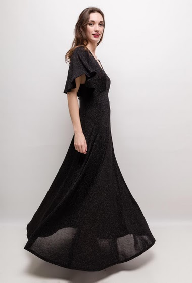 Wholesaler YOURS Paris - Maxi shiny dress