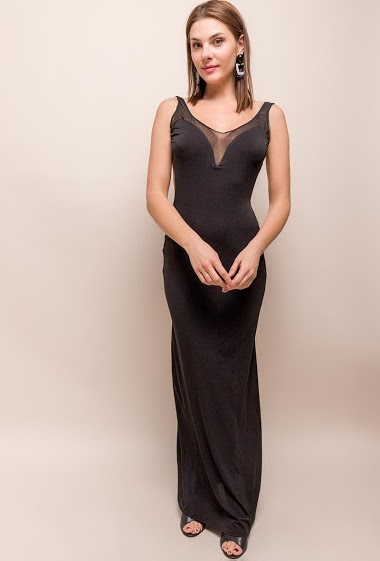 Wholesaler YOURS Paris - Maxi dress with open back