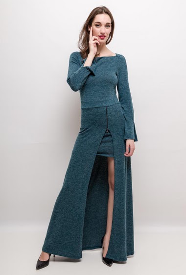 Wholesaler YOURS Paris - Split maxi dress