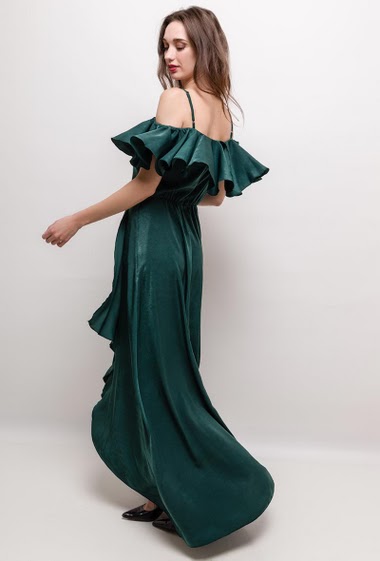Wholesaler YOURS Paris - Maxi dress with ruffles