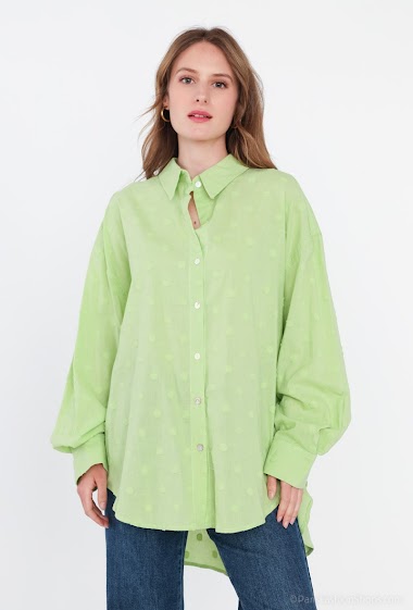 Wholesaler Yu&Me - Woven polka dot shirt