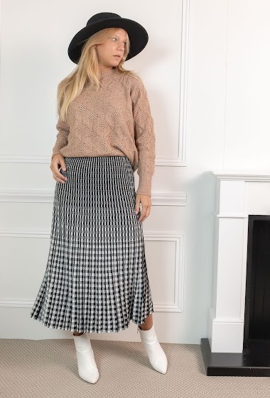 Wholesaler Yu&Me - Knit maxi skirt