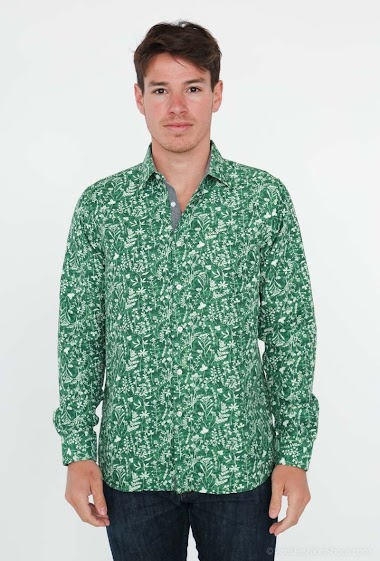 Wholesalers Yves Enzo - Comfort fit ASTRANTIA patterned shirt