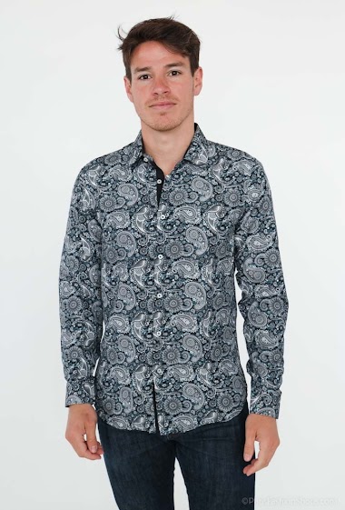 Wholesaler Yves Enzo - Shirt prints slim fit