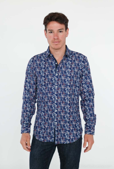 Wholesaler Yves Enzo - Printed shirt  slim fit