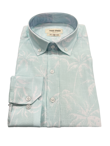 Wholesaler Yves Enzo - Patterned cotton voile shirt VOI-T22