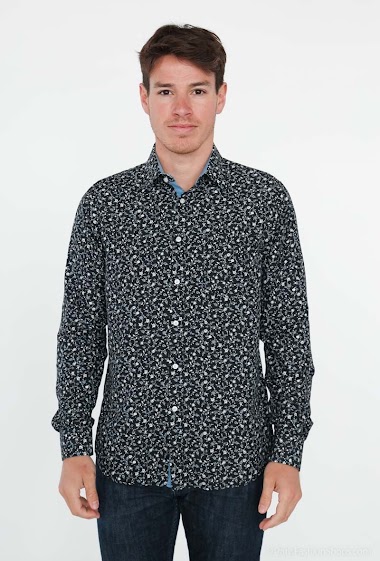 Wholesaler Yves Enzo - Comfort fit POPPY  patterned shirt
