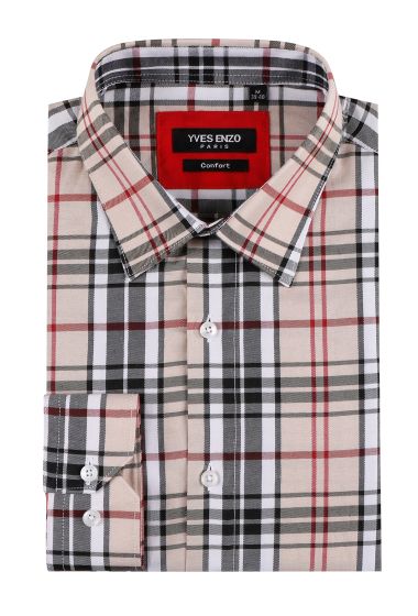 Wholesaler Yves Enzo - TARTAN checks shirt comfort fit