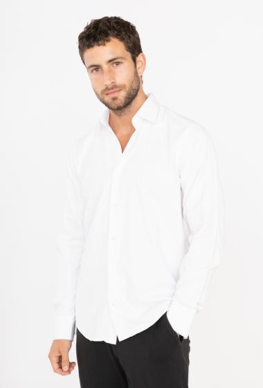 Wholesaler Yves Enzo - Satin effect shirt comfort fit