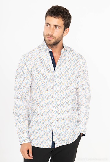 Großhändler Yves Enzo - Hemd mit Tragekomfort in Digital Prints
