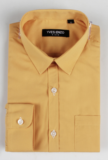 Wholesaler Yves Enzo - Kids shirts 6 to 16 years - Golden