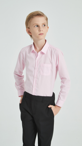 Wholesaler Yves Enzo - Kids shirts 6 to 16 years - Pink