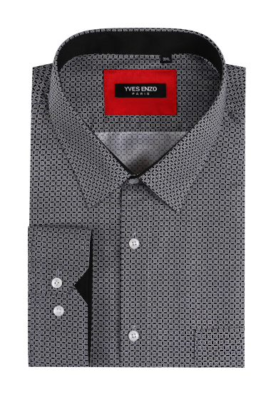 Großhändler Yves Enzo - Großes Hemd mit POKER-Mustern von XL bis 5XL