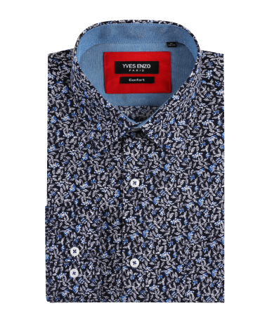 Wholesaler Yves Enzo - Shirt CANNA prints comfort fit