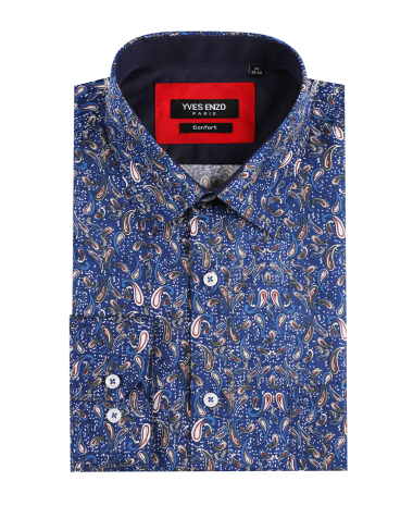 Wholesaler Yves Enzo - Shirt VERNICE prints comfort fit