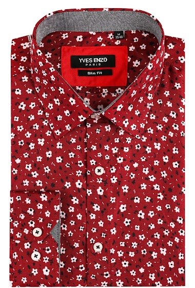 Wholesaler Yves Enzo - Shirt YARD prints slim fit