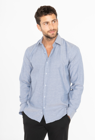 Wholesaler Yves Enzo - Men's piqué shirt confort fit
