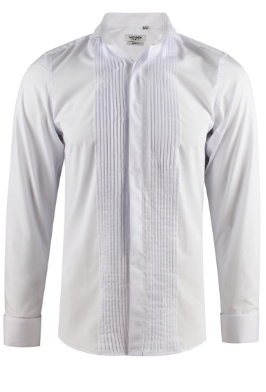 Wholesaler Yves Enzo - Plastron shirt slim fit wing collar