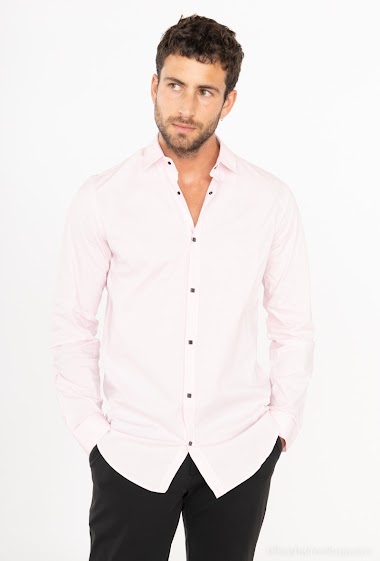 Slim fit STRETCH shirt with snap buttons