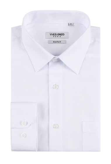 Wholesaler Yves Enzo - Slim fit quilted plain shirt