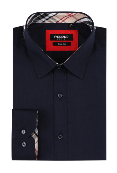Wholesaler Yves Enzo - TARTAN checks shirt slim fit