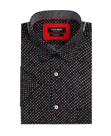 Wholesaler Yves Enzo - Comfort fit patterned shirt