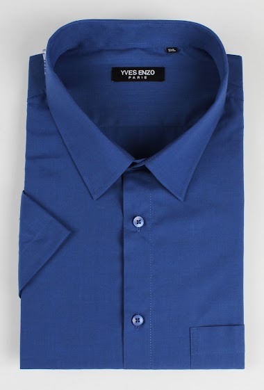 Wholesaler Yves Enzo - Men's short sleeves shirts big size XL to 5XL