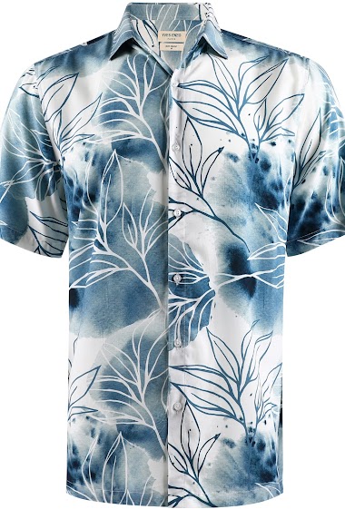 Wholesaler Yves Enzo - Sleeveless VISCOSE Digital Prints shirt adjusted fit