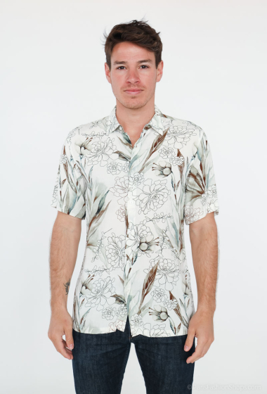 Mayorista Yves Enzo - Camiseta VISCOSE con estampados Digital Prints corte ajustado