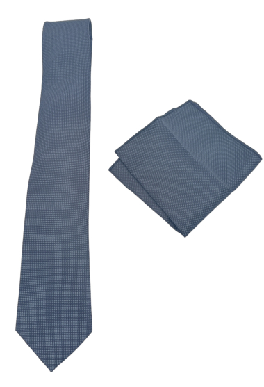 Grossiste Yves Enzo - Cravate 7 cm et pochette à motifs