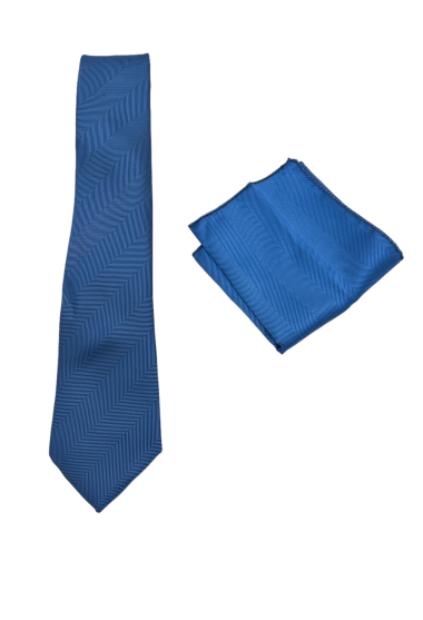 Wholesaler Yves Enzo - 7 cm tie and patterned pocket square