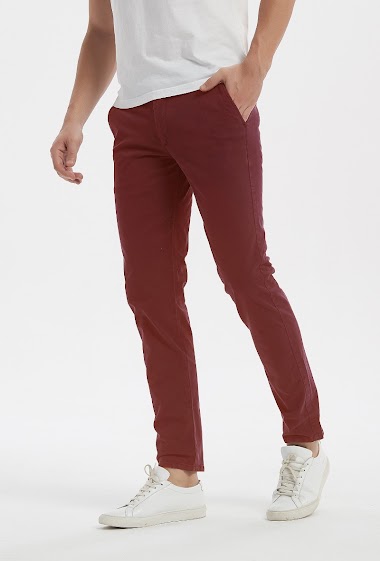 Großhändler Yves Enzo - High stretch fitted chino trouser