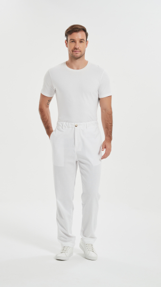 Wholesaler Yves Enzo - Linen pant adjusted fit