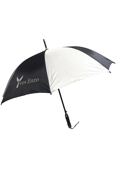 Grossiste Yves Enzo - Parapluie Noir/Gris