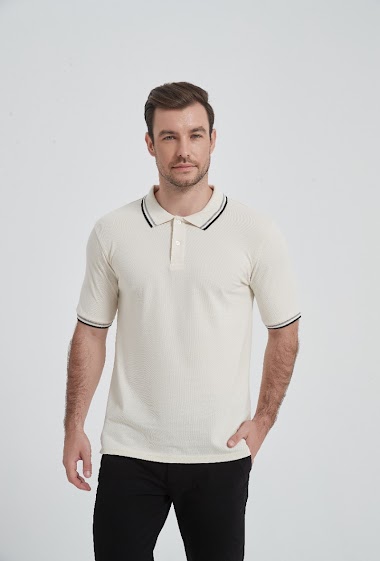 Wholesalers Yves Enzo - Twin tipped ivory polo