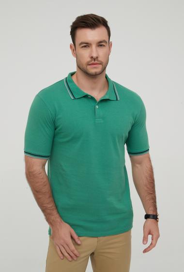 Wholesaler Yves Enzo - Twin tipped green polo